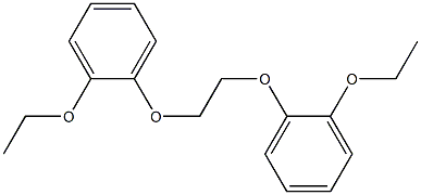 1,2-bis(2-ethoxyphenoxy)ethane 结构式