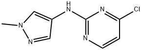 4-chloro-N-(1-methyl-1H-pyrazol-4-yl)pyrimidin-2-amine Struktur