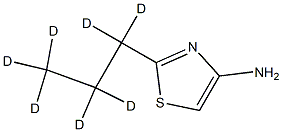 4-Amino-2-(n-propyl-d7)-thiazole Struktur