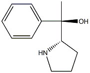 (R)-1-苯基-1-((S)-吡咯烷-2-基)乙醇,85858-22-6,结构式