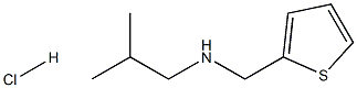 (2-methylpropyl)[(thiophen-2-yl)methyl]amine hydrochloride Structure