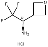 (S)-2,2,2-TRIFLUORO-1-(OXETAN-3-YL)ETHAN-1-AMINE HCL Struktur