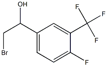 2-Bromo-1-[4-fluoro-3-(trifluoromethyl)phenyl]ethanol Structure