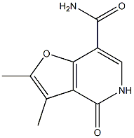 2,3-DIMETHYL-4-OXO-4,5-DIHYDROFURO[3,2-C]PYRIDINE-7-CARBOXAMIDE Structure