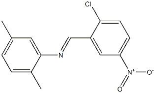 N-(2-chloro-5-nitrobenzylidene)-2,5-dimethylaniline|