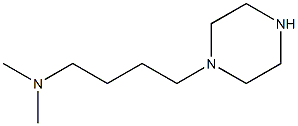 dimethyl[4-(piperazin-1-yl)butyl]amine Structure