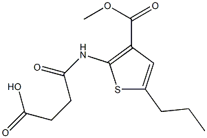  4-((3-(methoxycarbonyl)-5-propylthiophen-2-yl)amino)-4-oxobutanoic acid