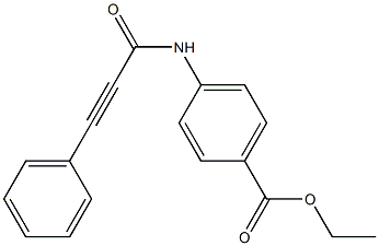 ethyl 4-(3-phenylpropiolamido)benzoate Structure