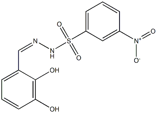 (Z)-N'-(2,3-dihydroxybenzylidene)-3-nitrobenzenesulfonohydrazide