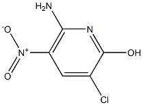 6-Amino-3-chloro-5-nitro-pyridin-2-ol,,结构式