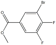 3-溴-4,5-二氟苯甲酸甲酯,,结构式