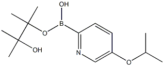 5-isopropoxypyridin-2-ylboronic acid pinacol ester Structure