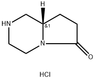 (S)-Hexahydro-pyrrolo[1,2-a]pyrazin-6-one hydrochloride Structure