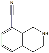 1,2,3,4-tetrahydroisoquinoline-8-carbonitrile 结构式