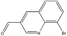 8-溴喹啉-3-甲醛, , 结构式