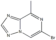 6-溴-8-甲基[1,2,4]三氮唑并[1,5-A]吡嗪 结构式
