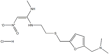 Ranitidine Hydrochloride impurity 化学構造式