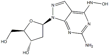 6-Amino-4-hydroxyamino-1-(2-deoxy-b-D-ribofuranosyl)-1H-pyrazolo[3,4-d]pyrimidine|