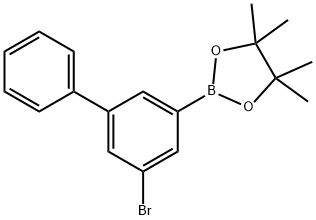 2-(5-Bromo-[1,1'-biphenyl]-3-yl)-4,4,5,5-tetramethyl-1,3,2-dioxaborolane,2244251-87-2,结构式