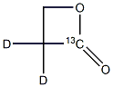 Beta-Propiolactone D2 13C 结构式