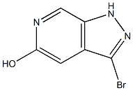 3-Bromo-1H-pyrazolo[3,4-c]pyridin-5-ol 化学構造式