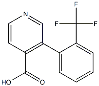 3-(2-(trifluoromethyl)phenyl)isonicotinic acid Structure