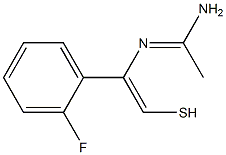 (E)-N'-((Z)-1-(2-fluorophenyl)-2-mercaptovinyl)acetimidamide