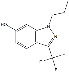 1-propyl-3-(trifluoromethyl)-1H-indazol-6-ol Struktur