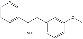 2-(3-methoxyphenyl)-1-(pyridin-3-yl)ethanamine Structure