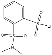 2-(N,N-dimethylsulfamoyl)benzene-1-sulfonyl chloride,,结构式
