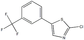 2-chloro-5-(3-(trifluoromethyl)phenyl)thiazole Structure