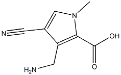 3-(aminomethyl)-4-cyano-1-methyl-1H-pyrrole-2-carboxylic acid|