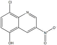 8-chloro-3-nitroquinolin-5-ol Structure