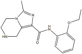 N-(2-ethoxyphenyl)-3-methyl-5,6,7,8-tetrahydroimidazo[1,5-a]pyrazine-1-carboxamide Struktur