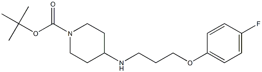  tert-butyl 4-(3-(4-fluorophenoxy)propylamino)piperidine-1-carboxylate