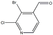 3-bromo-2-chloroisonicotinaldehyde Struktur