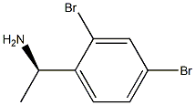 (R)-1-(2,4-dibromophenyl)ethanamine Struktur