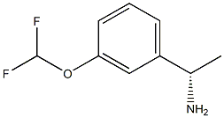 (S)-1-(3-(difluoromethoxy)phenyl)ethanamine,,结构式