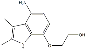 2-((4-amino-2,3-dimethyl-1H-indol-7-yl)oxy)ethanol|