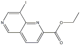 Ethyl 8-iodo-1,6-naphthyridine-2-carboxylate Structure