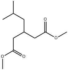 DIMETHYL 3-ISOBUTYLPENTANEDIOATE, 145328-03-6, 结构式