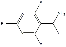 1-(4-BROMO-2,6-DIFLUOROPHENYL)ETHAN-1-AMINE,1149384-85-9,结构式