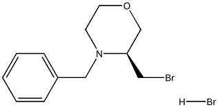 (S)-4-Benzyl-3-(bromomethyl)morpholine hydrobromide Structure