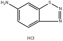 benzo[d][1,2,3]thiadiazol-6-amine hydrochloride 化学構造式