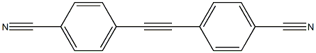 1,2-双(4-氰基苯基)乙炔,,结构式