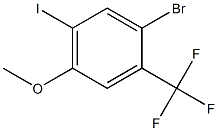1-Bromo-5-iodo-4-methoxy-2-trifluoromethyl-benzene, 2241588-80-5, 结构式