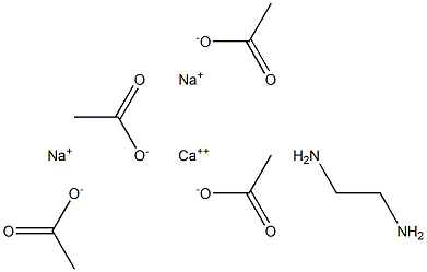 乙二胺四乙酸钙钠, , 结构式