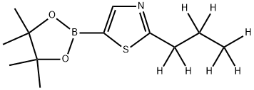 2-(n-Propyl-d7)-thiazole-5-boronic acid pinacol ester|