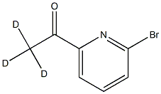 2-Bromo-6-(acetyl-d3)-pyridine Structure