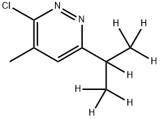 3-Chloro-4-methyl-6-(iso-propyl-d7)-pyridazine Struktur